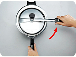 Opening step 4: the lid is now unlocked